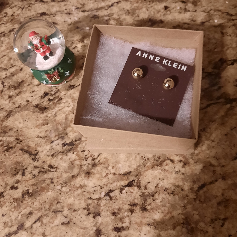 Anne Klein Gold Stud Earrings